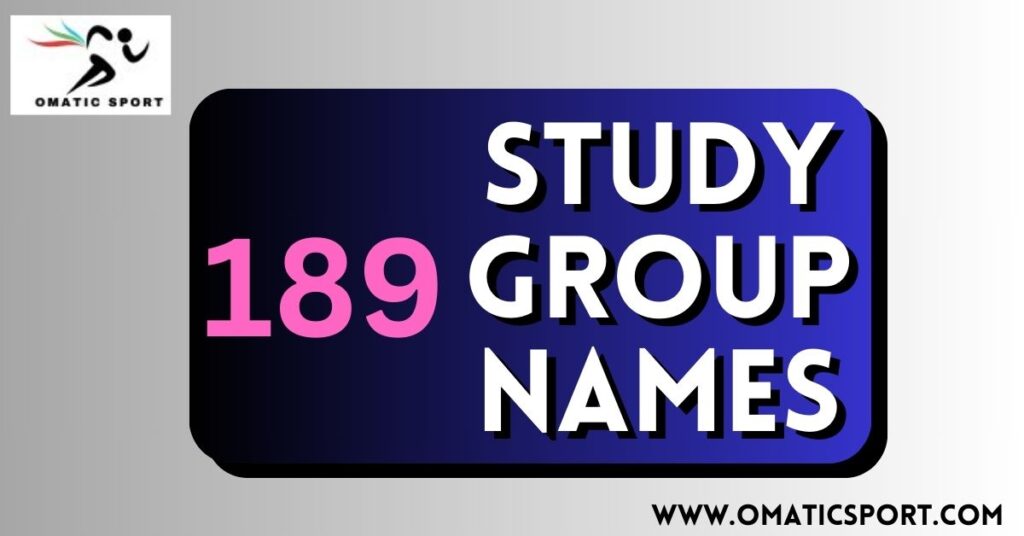 Study Group Names: