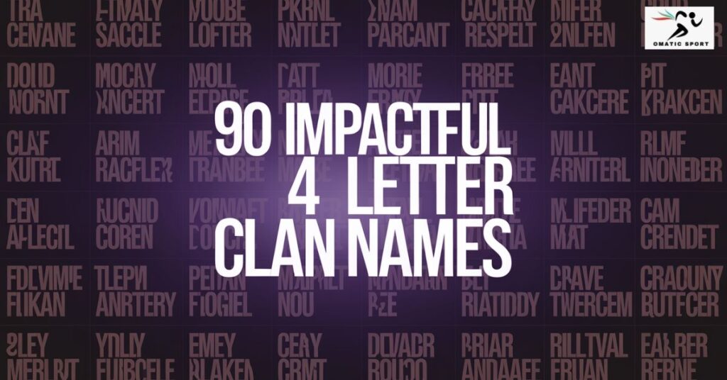 90 Impactful 4 Letter Clan Names