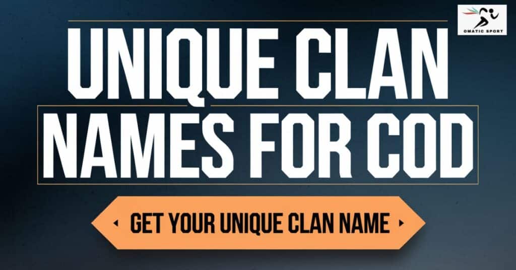 Unique Clan Names for COD