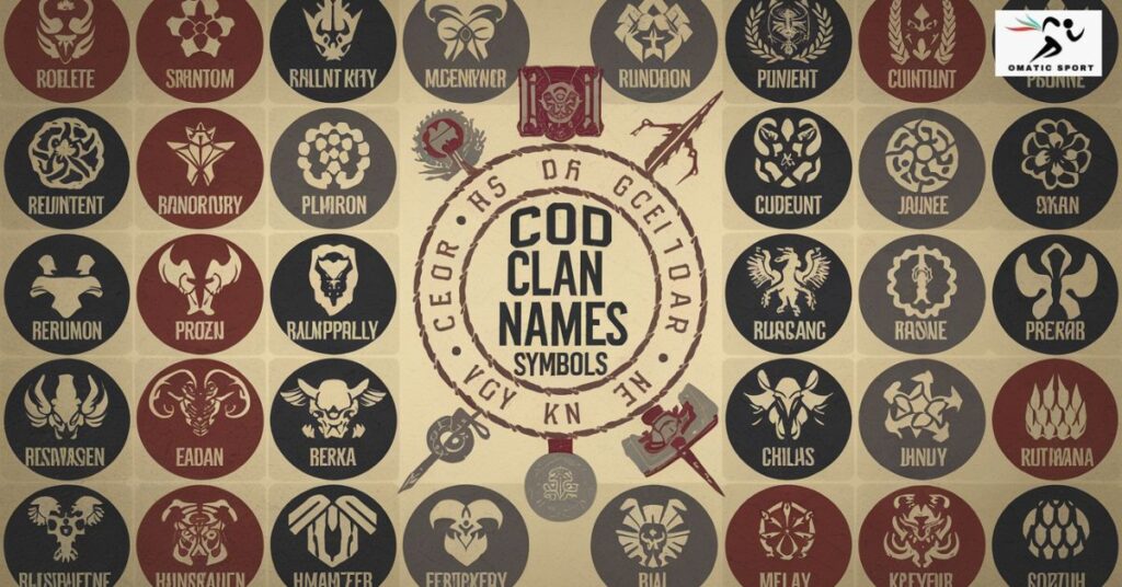 COD Clan Names with Symbols