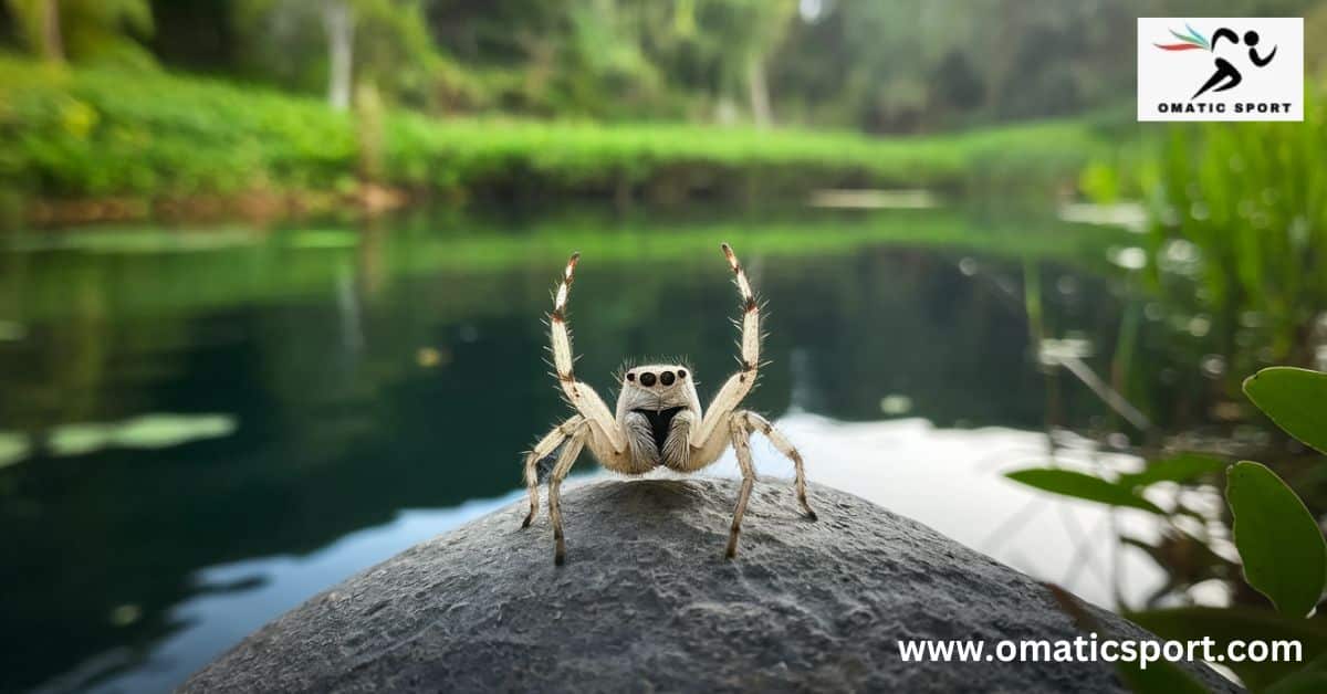 White Jumping Spider