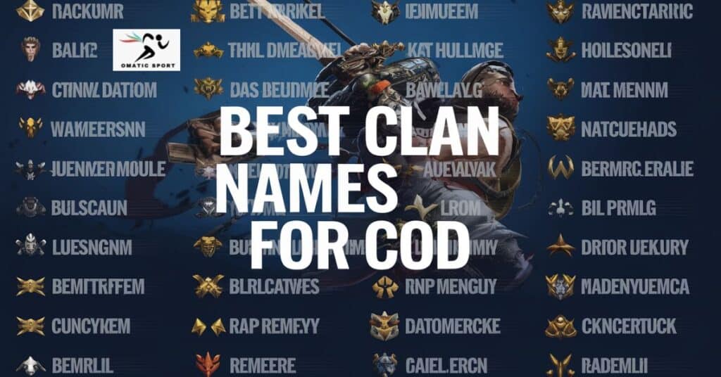 Best Clan Names for COD