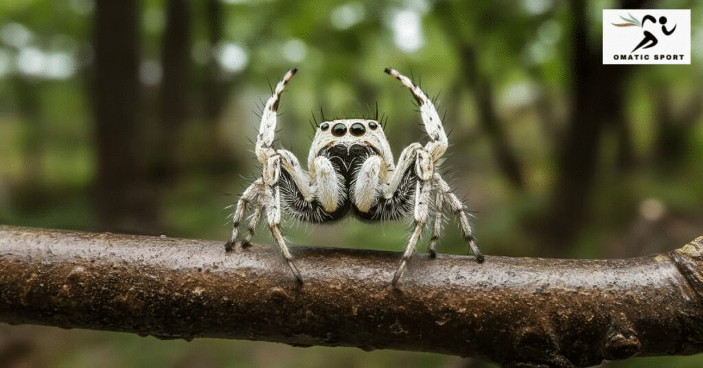 White Jumping Spider