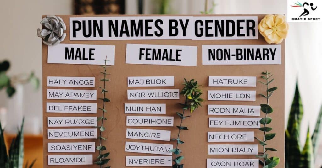 Pun Names by Gender